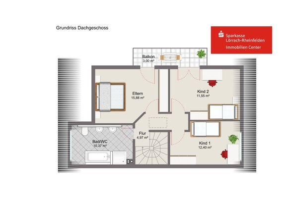 Grundriss Dachgeschoss