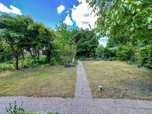 Blick vom Wintergarten