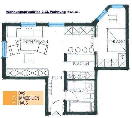 Wohnungsgrundriss
