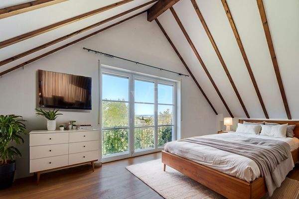 Beispielmöblierung Studio im OG im gartenseitigen Haus