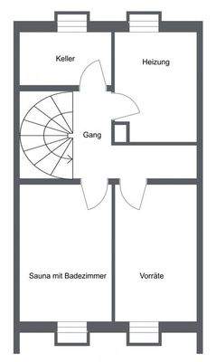 Grundriss Keller