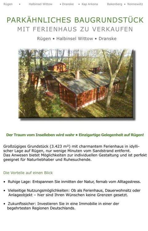 Dranske Grundstücke, Dranske Grundstück kaufen