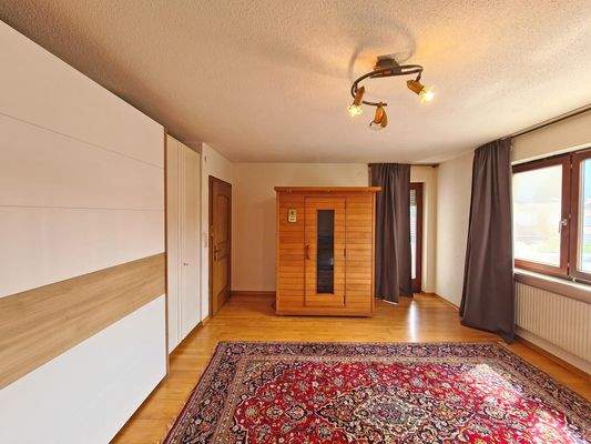 Schlafzimmer inkl. Sauna