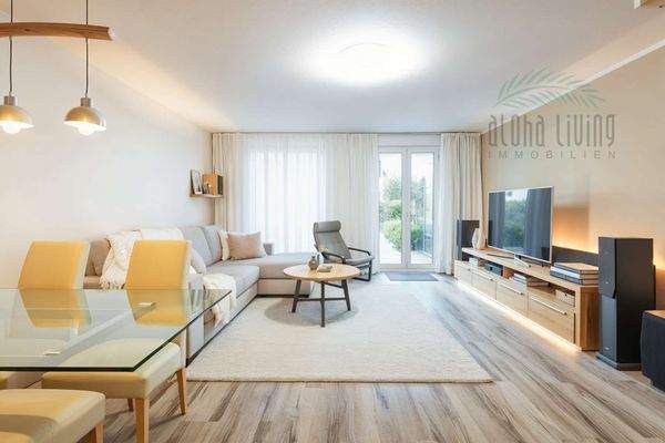 Wohnbereich (EG) - Visualisierung Einrichtungsidee