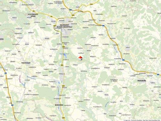 Geolyzer Kartenausschnitt