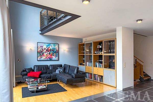 Blick zum Wohnbereich