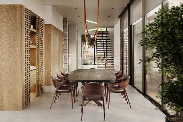 Modern Design Houses with Private Pools in the Center of Bodrum