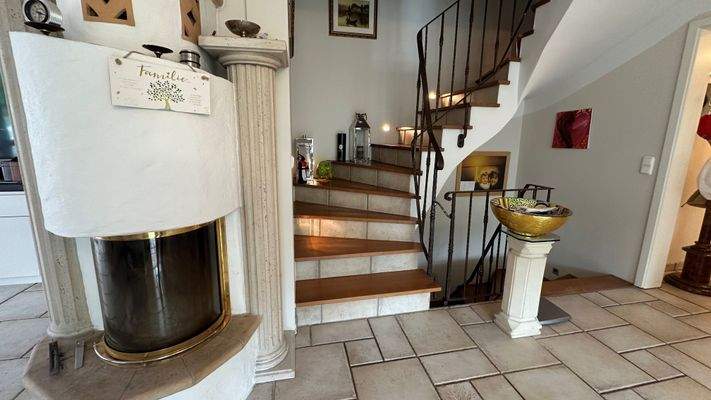 Kamin / Treppenaufgang