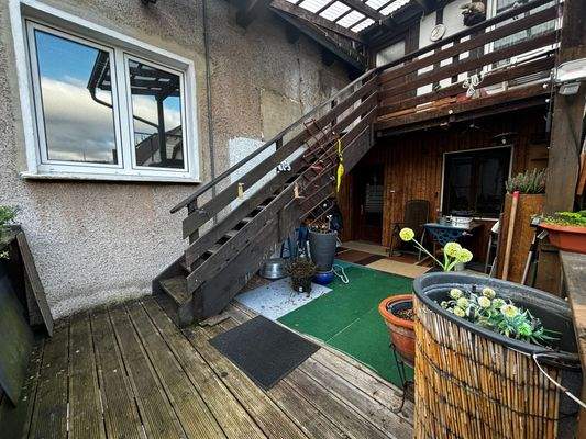 Terrasse zur WHG Nr.2 im 1.OG