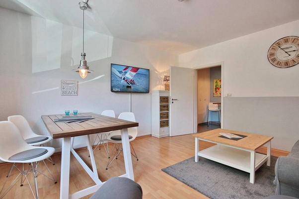 Essbereich im Wohnzimmer