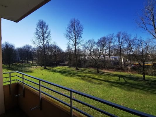 Blick vom Balkon 