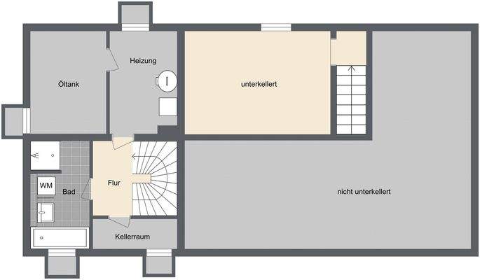 Grundriss Untergeschoss