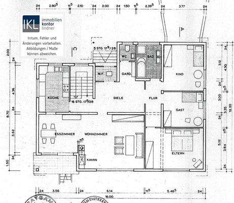 Grundriss ERDGESCHOSS