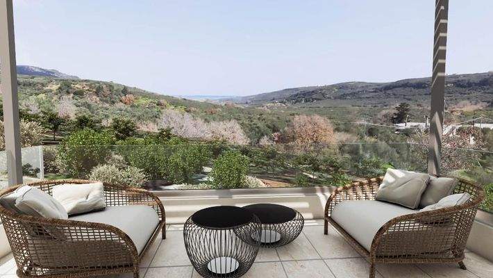 Kreta, Drakona: Neubau-Projekt! Einfamilienhaus mit Pool zu verkaufen