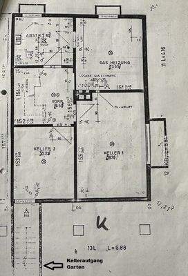 Grundriss Keller