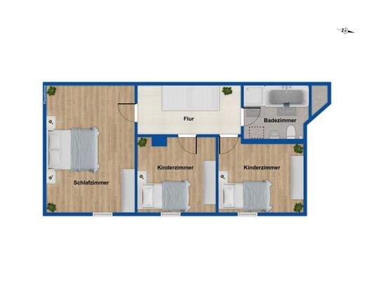 Grundriss Obergeschoss