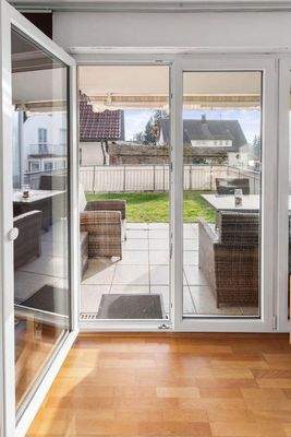 Doppelflügeltür zur Terrasse