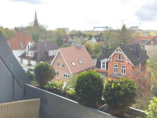 Ausblick über die Dächer Kiels