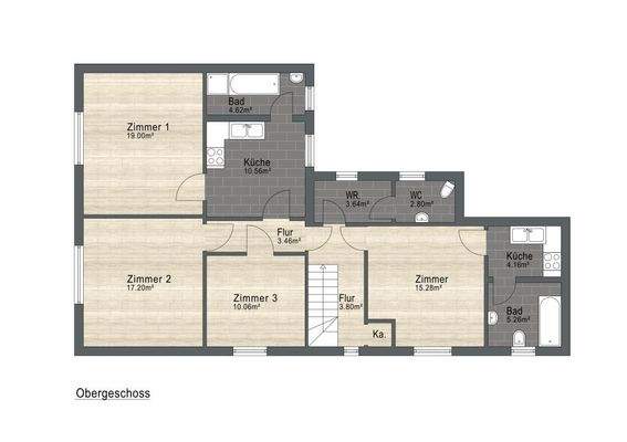 Grundriss Obergeschoss