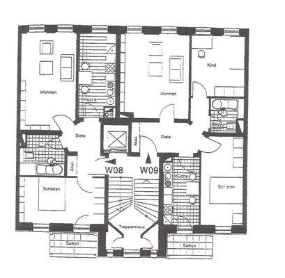 Grundrisse zur Wohnung WE 09