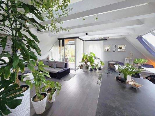 Markante Deckenbalken