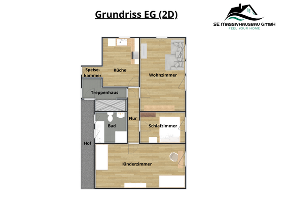 Grundriss EG 2D