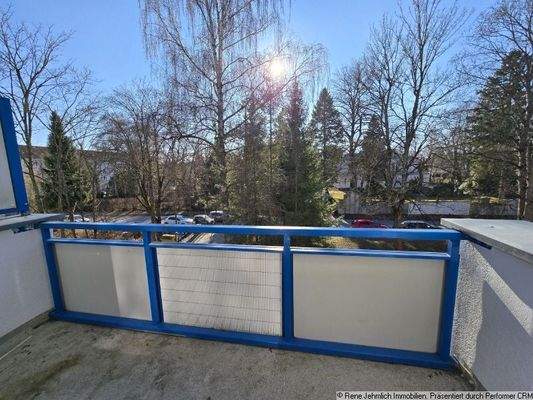 Balkon am Wohnzimmer