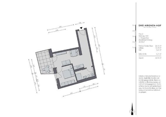 Grundriss WHG 1402