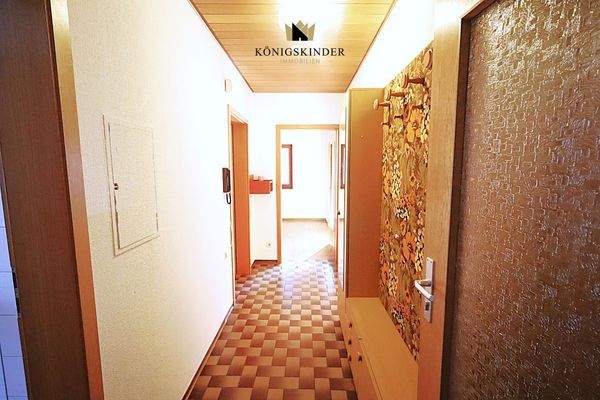 Freundlicher Empfang im Obergeschoss