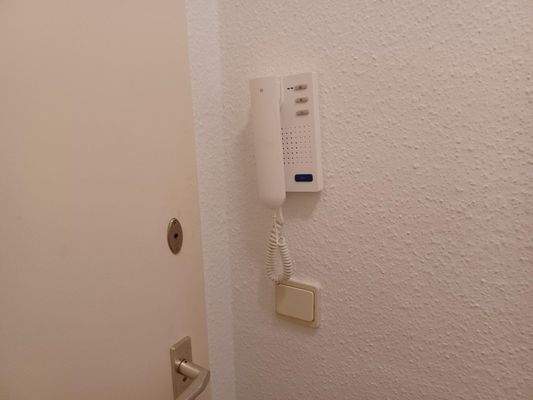 Sprechanlage im Eingang