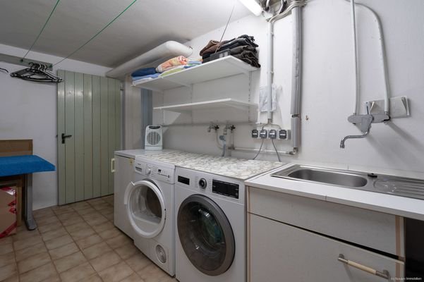 Hauswirtschaftsraum im Kellergeschoss