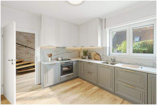 Küche (virtuelles Staging)