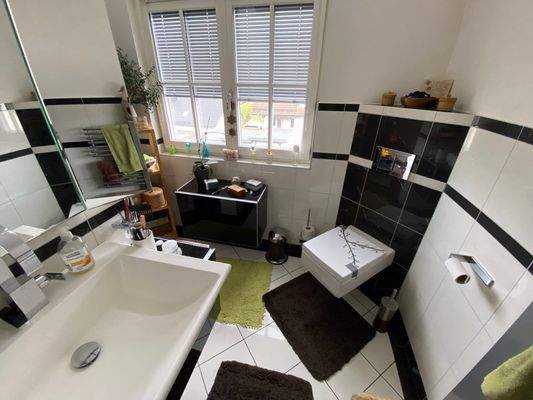 Badezimmer im Dachgeschoss