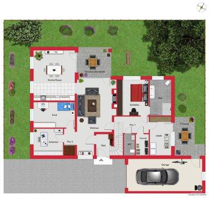 Grundriss Erdgeschoss