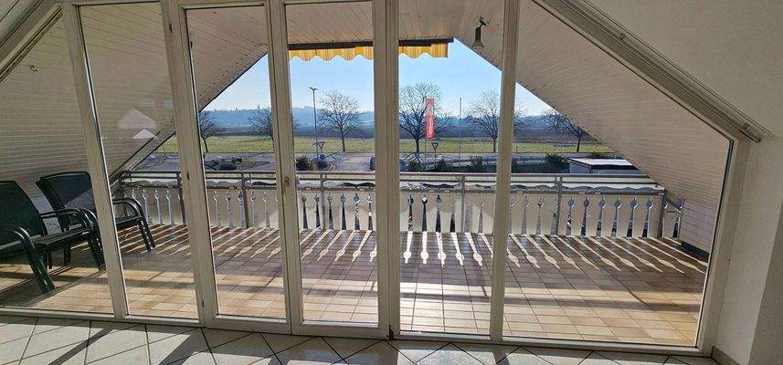 Blick aus dem Wohnzimmer OG