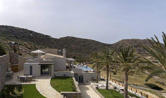 Kreta, Mochlos: Traumhafte Luxusvilla in einer ruhigen Bucht zum Verkauf