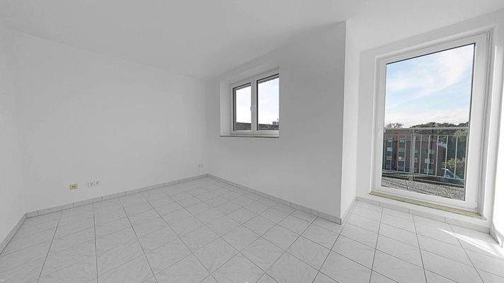 gut geschnittenes Schlafzimmer