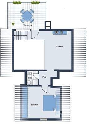 Dachgeschoss - Galerieebene