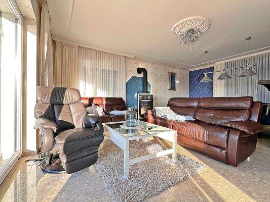 Sitzbereich am Kamin