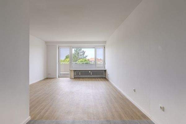 Blick Küche zum Wohnzimmer