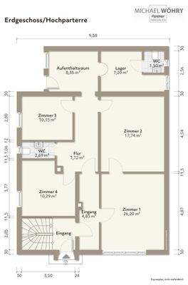 Grundriss unmöbliert