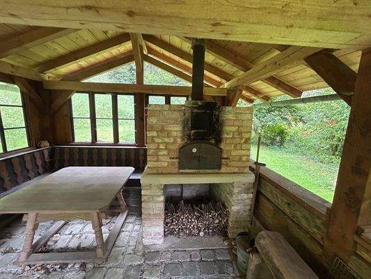 Steinofen zum Backen