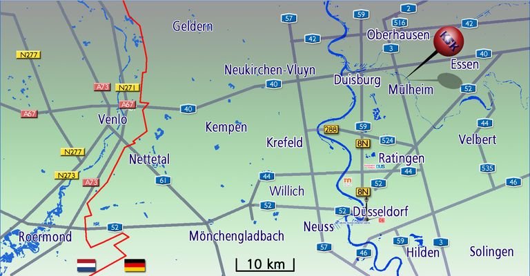 Schema Autobahnnetz - Scheme Moto Network.