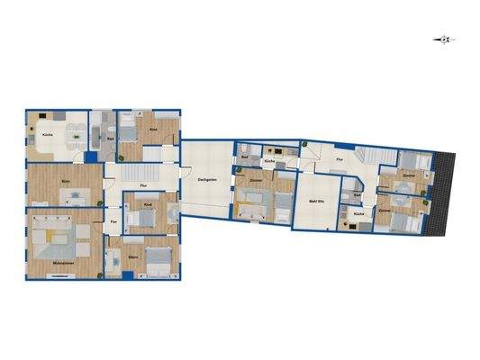 Grundriss Obergeschoss