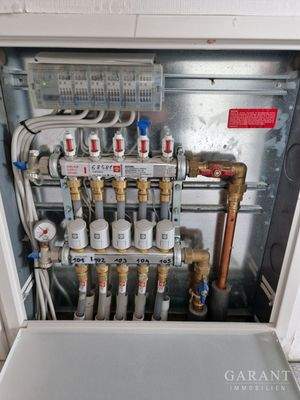 Verteilung Fußbodenheizung