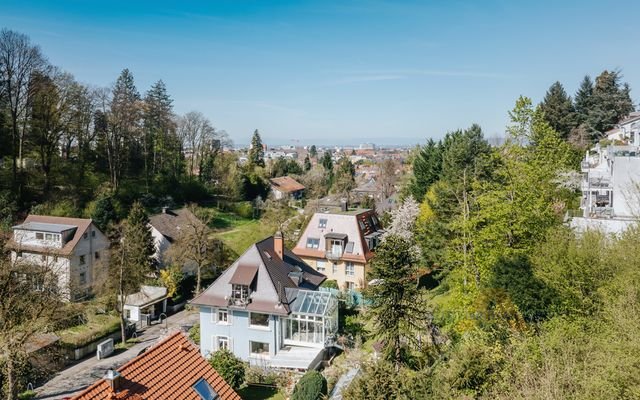 Blick vom Balkon