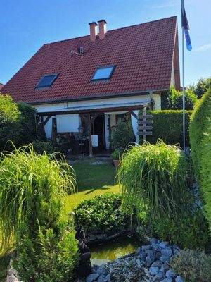 Gartenansicht vom Sommer