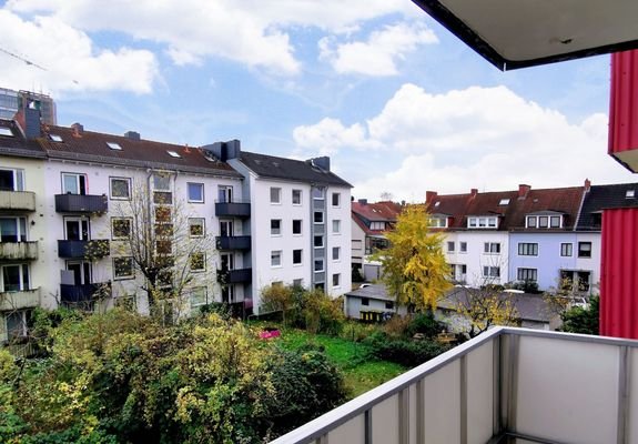 Blick vom Balkon 