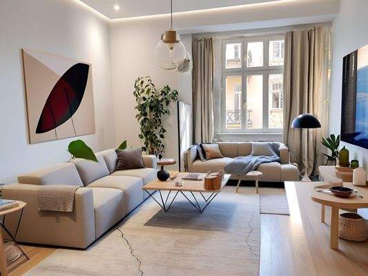 Wohnzimmer, Designbeispiel