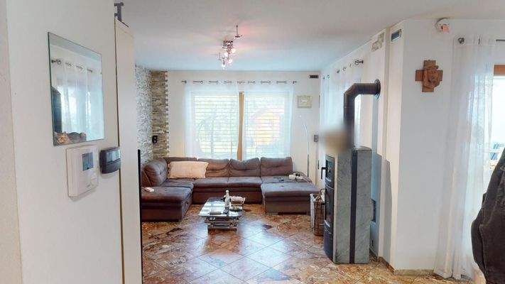 Gargazon-Gargazzone-Vierzimmerwohnung-quadrilocale-Garten-giardino-Garage-Stellplatz-posto macchina-Videoüberwachung-Alarmanlage-Keller-cantina